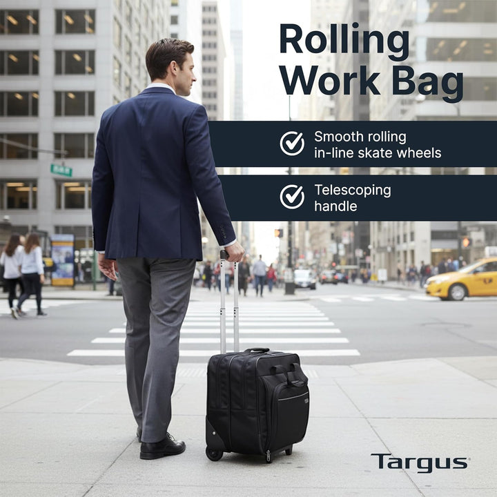 Targus Funda para portátil de viaje con ruedas de 16 pulgadas, colo...