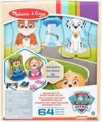 Melissa & Doug Juego de actividades magnéticas de madera de Paw Patrol