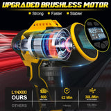 Inflador de neumáticos, compresor de aire portátil para DeWalt 20v...