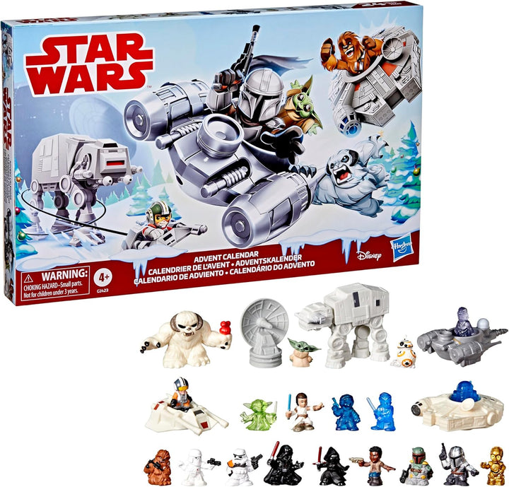 STAR WARS Calendario de Adviento 24 piezas incluyendo