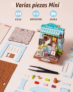 Rolife Kit de casa en miniatura de helado de verano