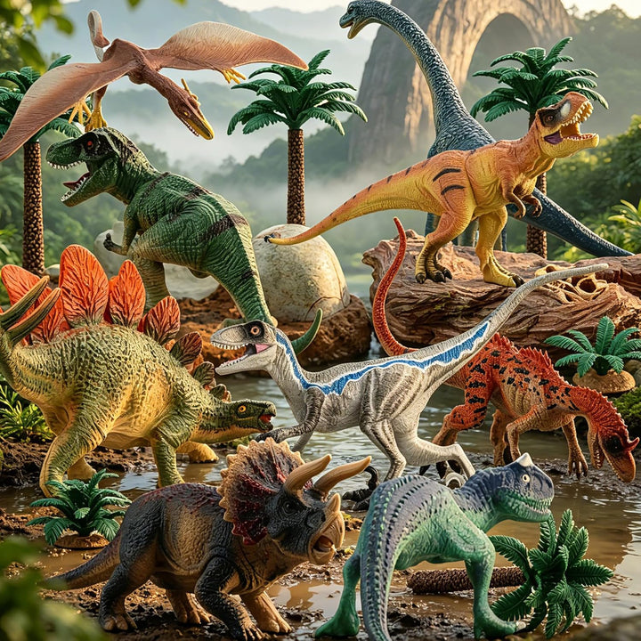 Juguetes de dinosaurios para niños Figuras de acción de dinosaurios...