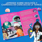 Barbie Rock Collection Box con 200 Rocks, Minerals, Crystals, y Geode