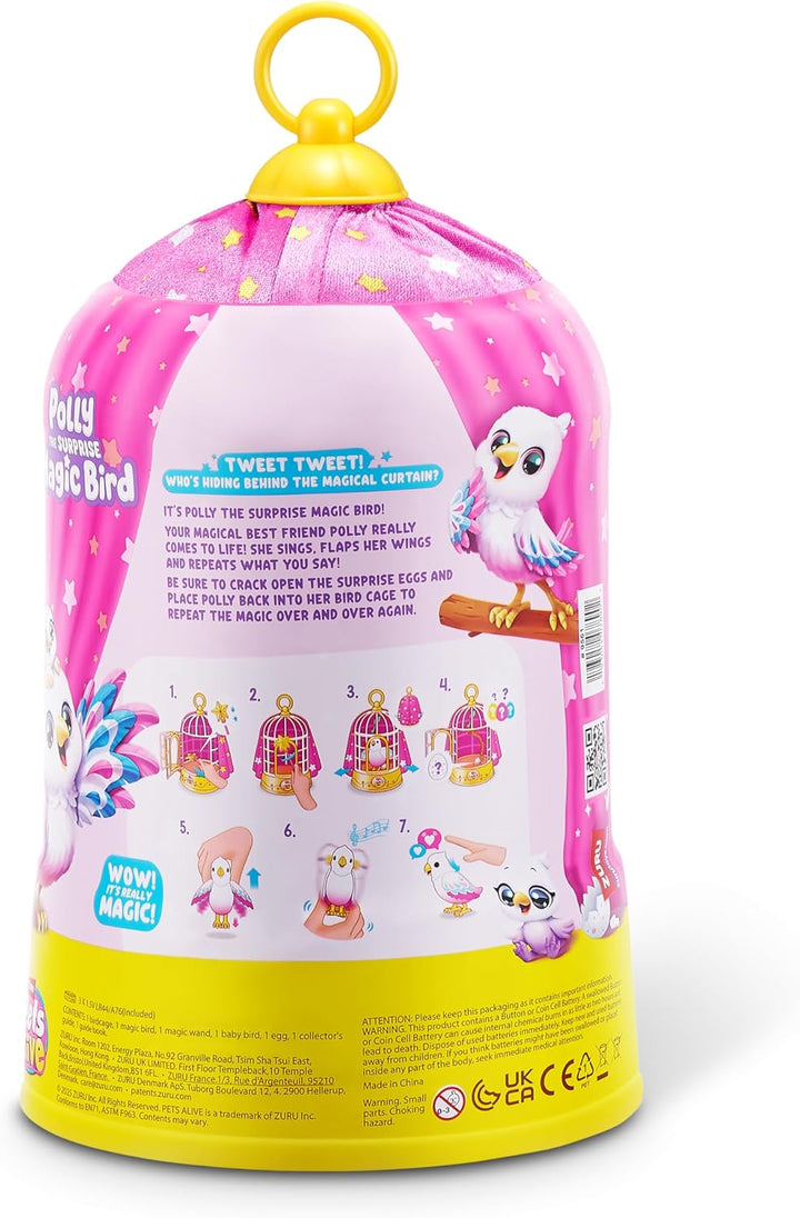 Pets Alive Polly el pájaro mágico de ZURU juguete robótico