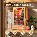 CUTEBEE Kit de rincón de libro - Diorama de calle japonés en miniatura de