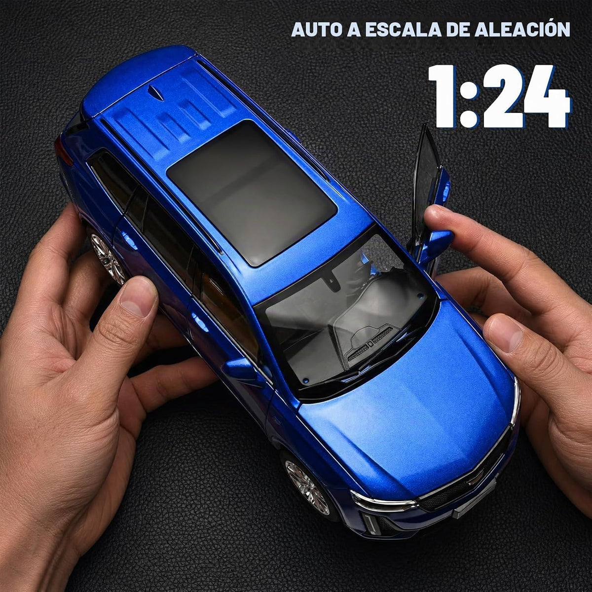 Modelo de coche fundido a presión 1/24, compatible con Cadillac