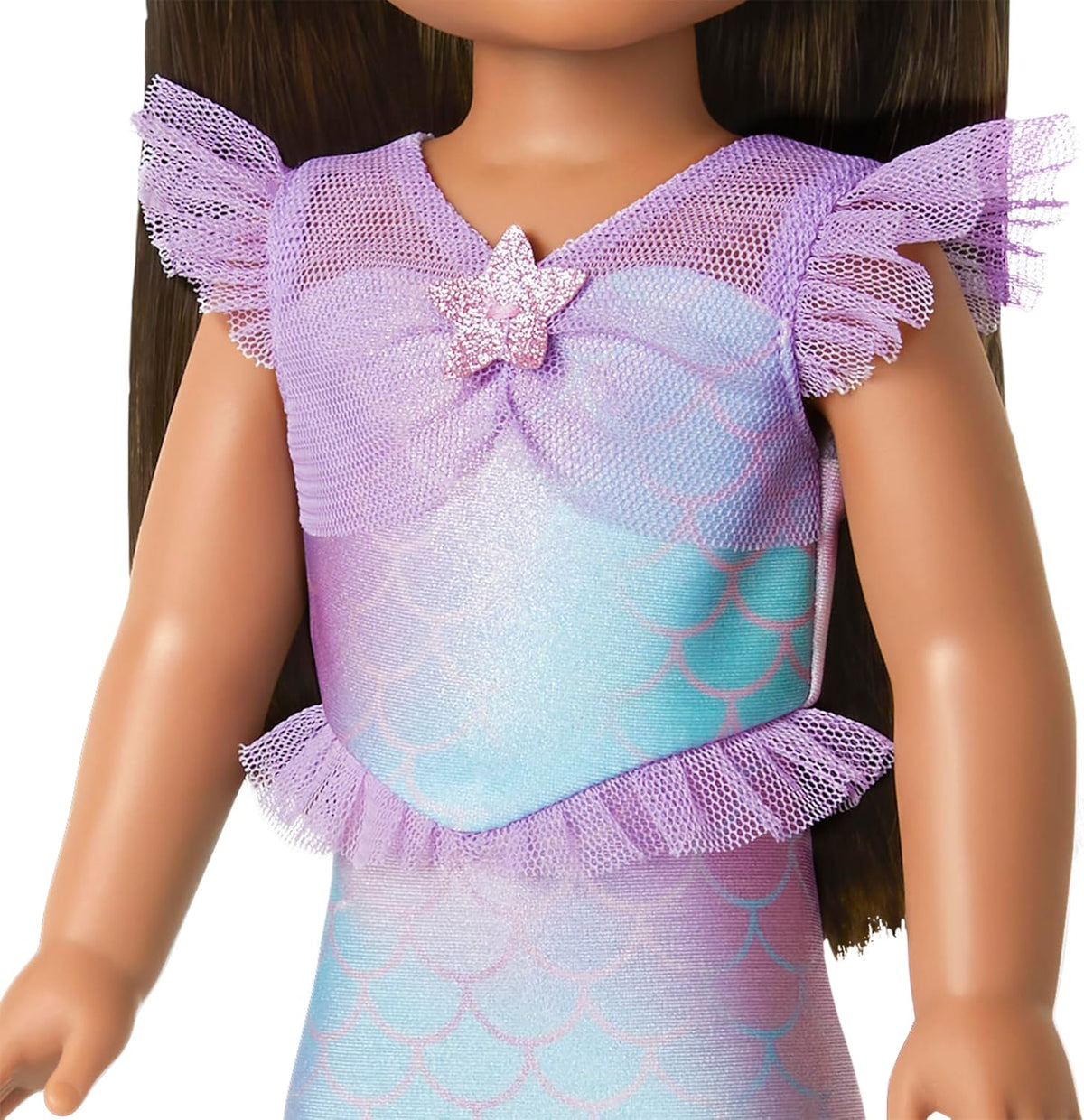 American Girl WellieWishers - Disfraz de sirena brillante 2 en 1 de...