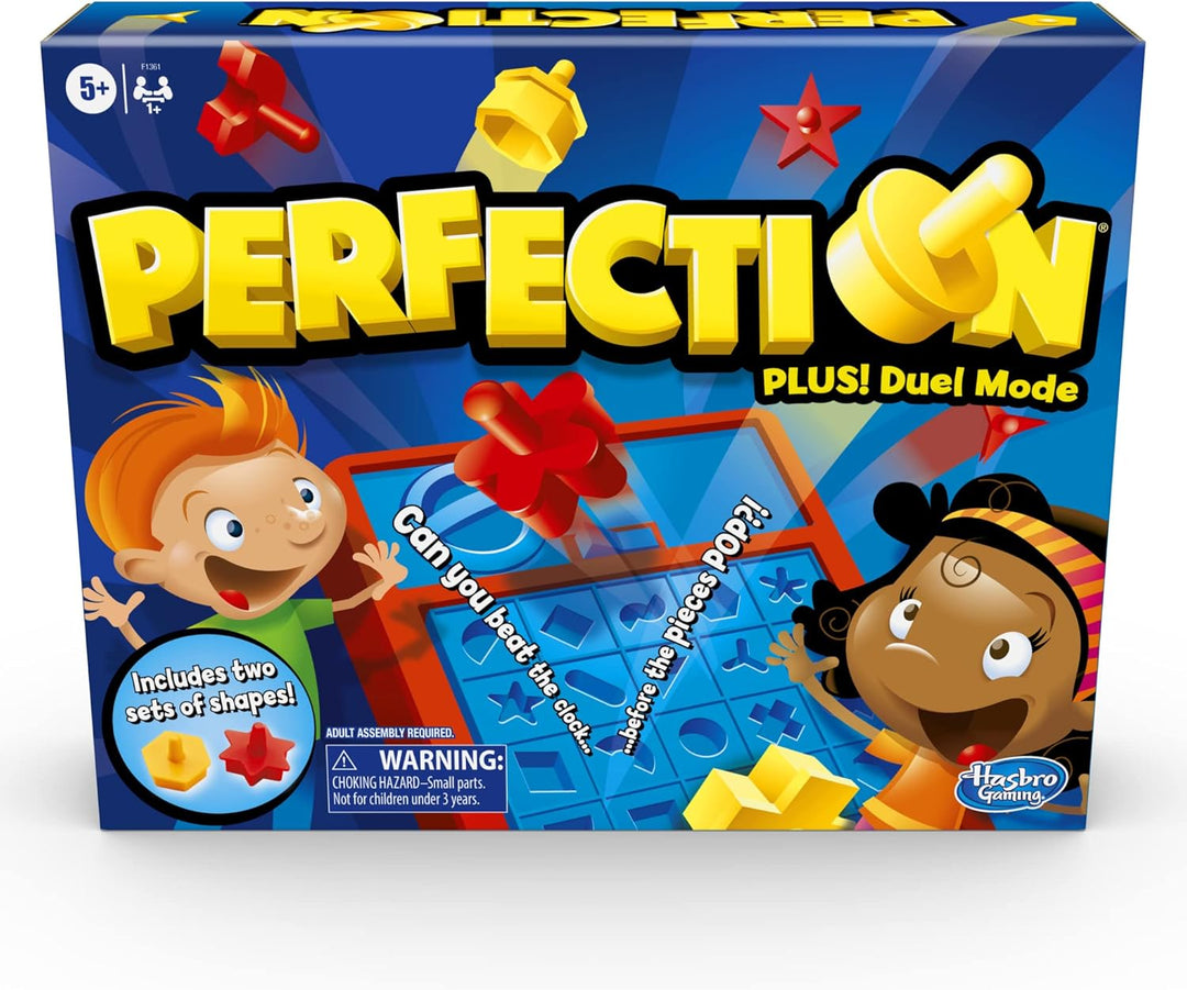Hasbro Gaming Perfection Plus - Formas y piezas para 2
