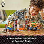 LEGO Super Mario: Mario Kart - Juguete de construcción del castillo de Bowser para niños, juego de simulación para niños y niñas, a partir de 9 años, idea de regalo de Nintendo para jugadores jóvenes, con figuras de juguete de Yoshi y Bowser - 72039