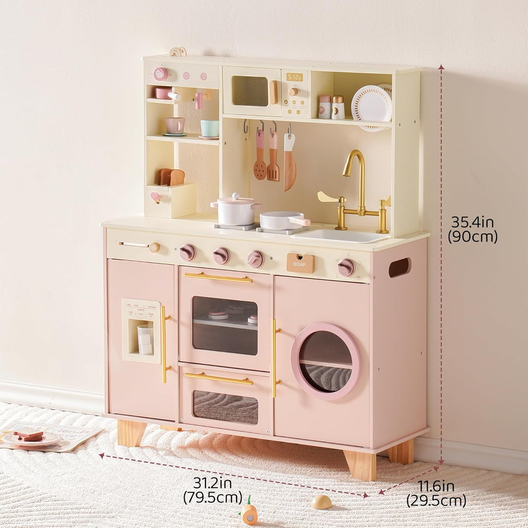 ROBOTIME Cocina de juego para niños, cocina moderna de juguete de m...