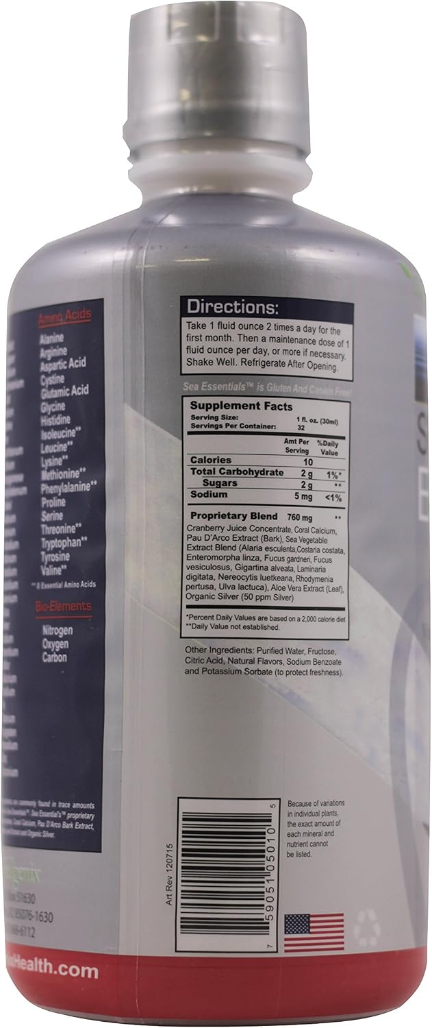 Wellgenix Sea Essentials Suplemento dietético mineral líquido con t...