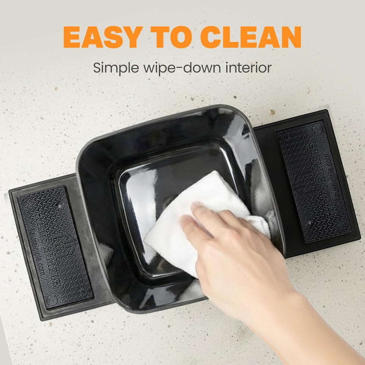 Cubo de Basura para Coche Impermeable Compacto con Aleta de Estabilidad, Base Antideslizante, Porta Basura Portátil para Coches, Camiones, SUV, Minivans, Organizador de Auto con Bolsas de Basura