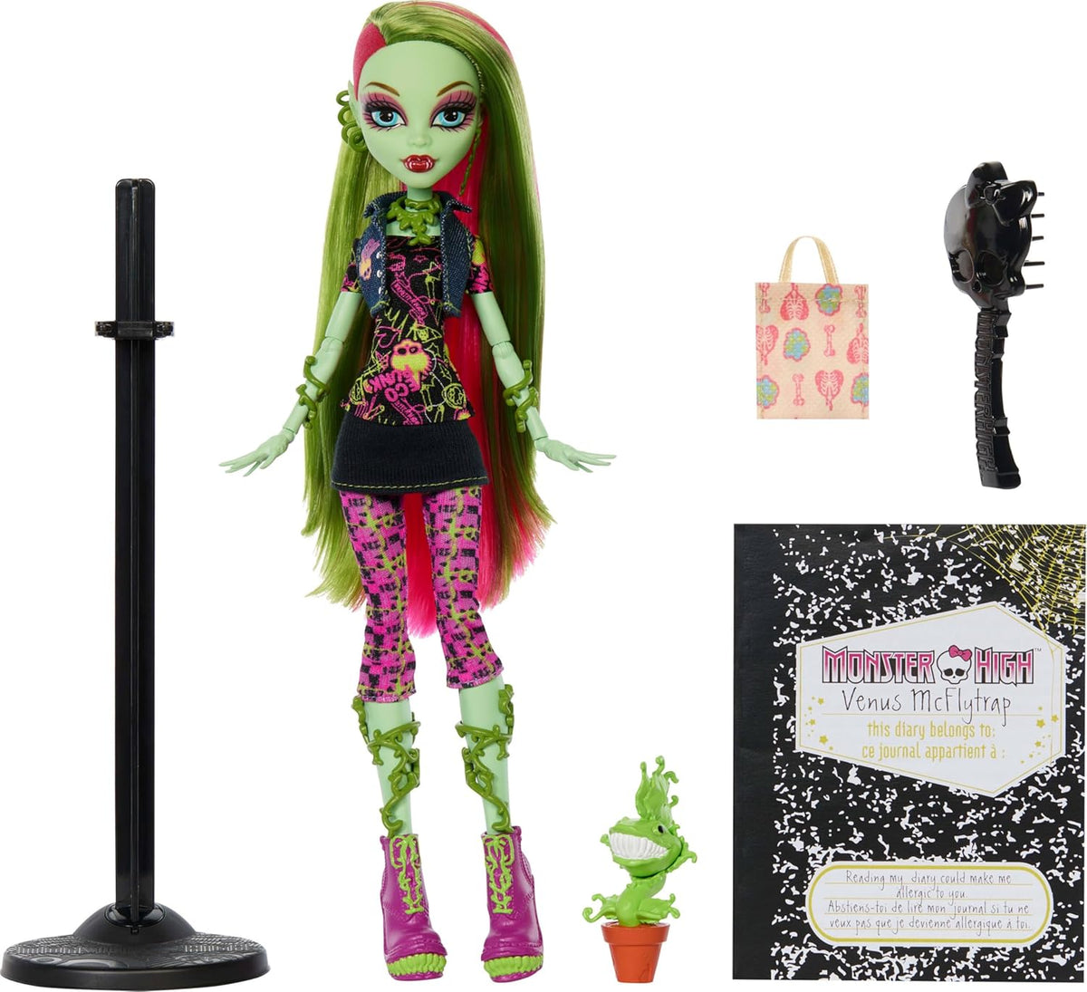 Monster High Muñeca Boo-riginal Creeproduction, Venus McFlytrap - R...