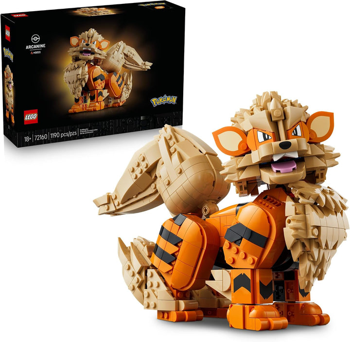 LEGO Pokémon Arcanine 72160 | Juego de construcción coleccionable p...