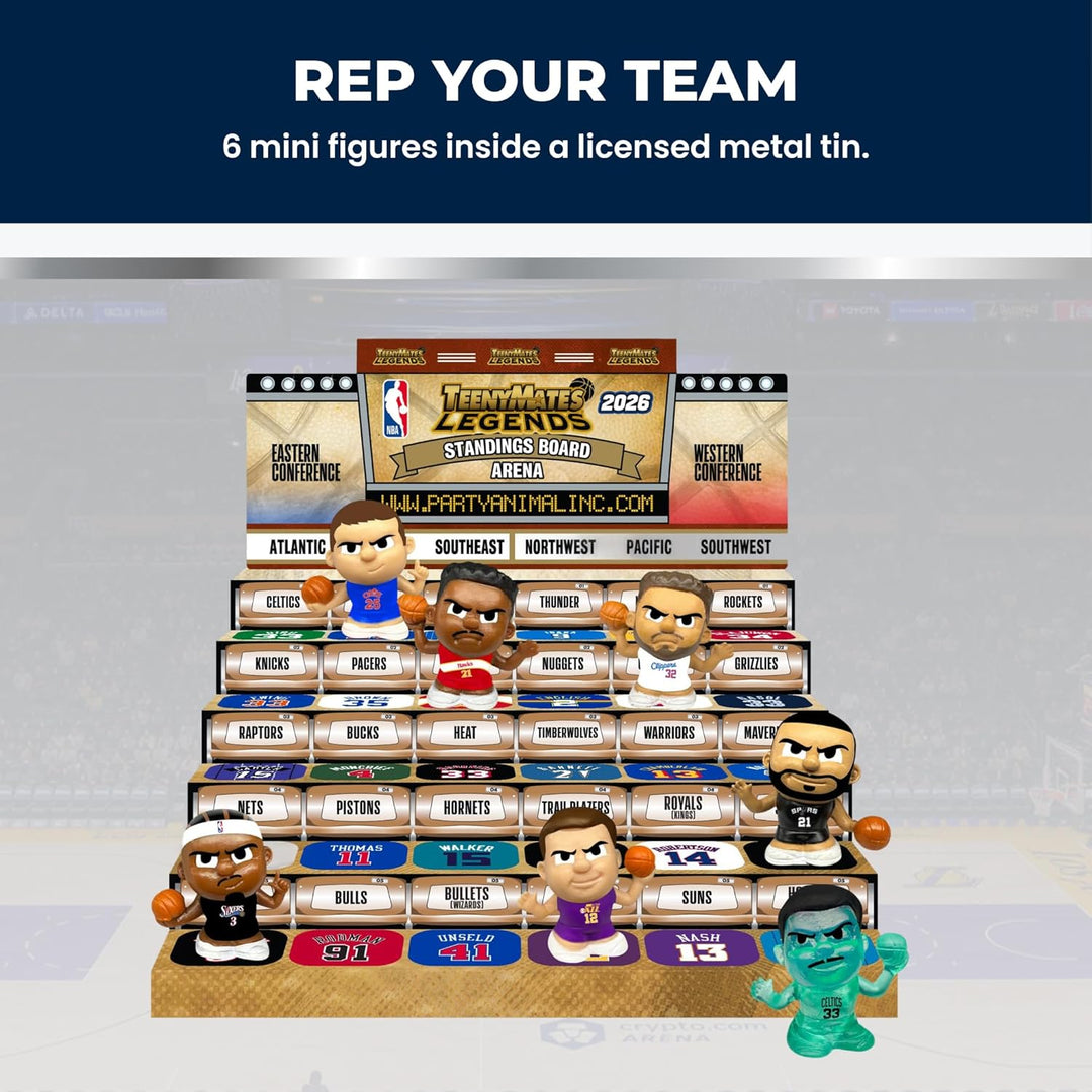 Party Animal NBA Serie 2026 11 TeenyMates Figuras de TeenyMates, co...