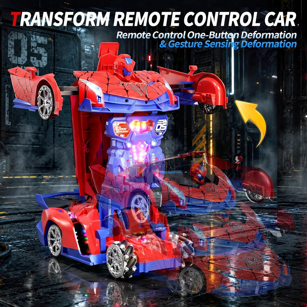 Coche RC Transformador Spider 1:10, 2.4GHz Detección por Gesto Control Remoto
