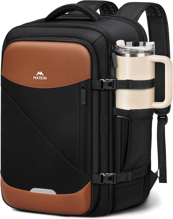 MATEIN Mochila de viaje para artículos personales de 18 x 14 x 8 pu...