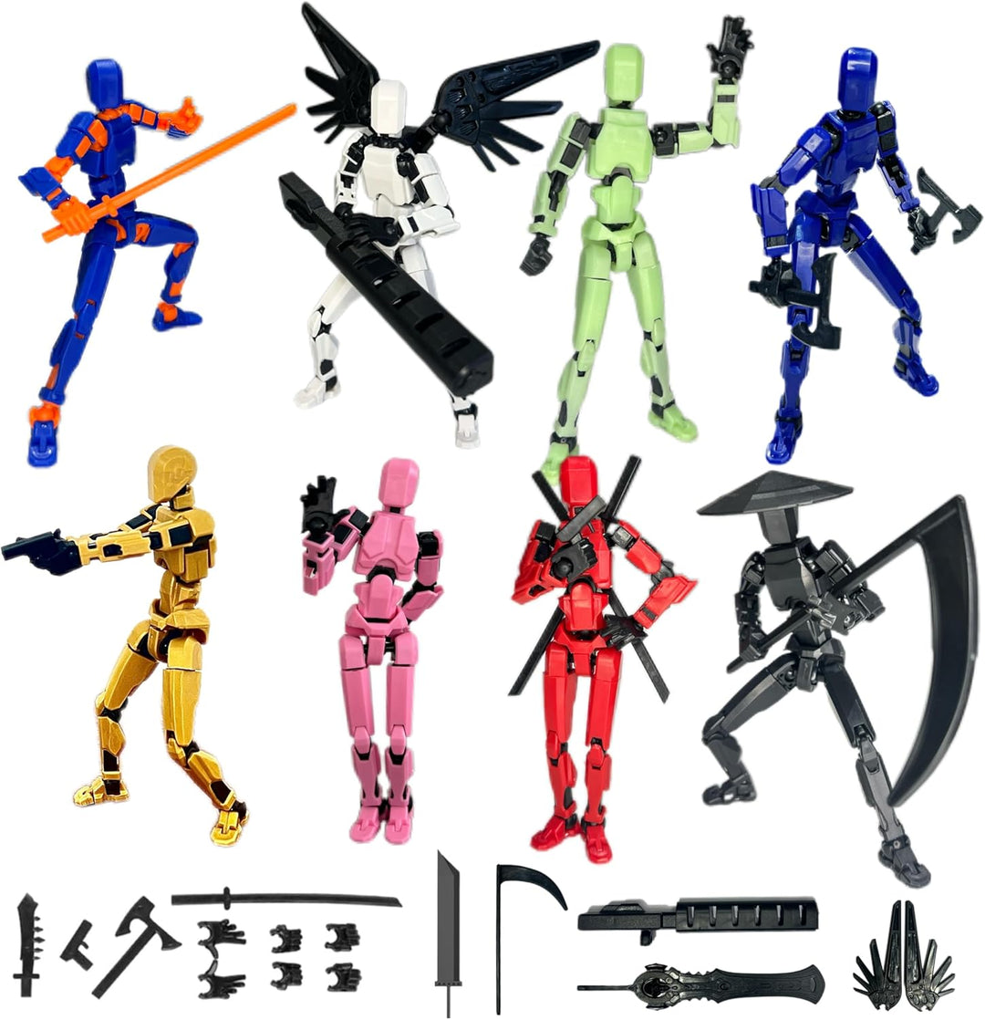 Juego de 8 figuras de acción Dummy13 (ensamblaje completado), figur...