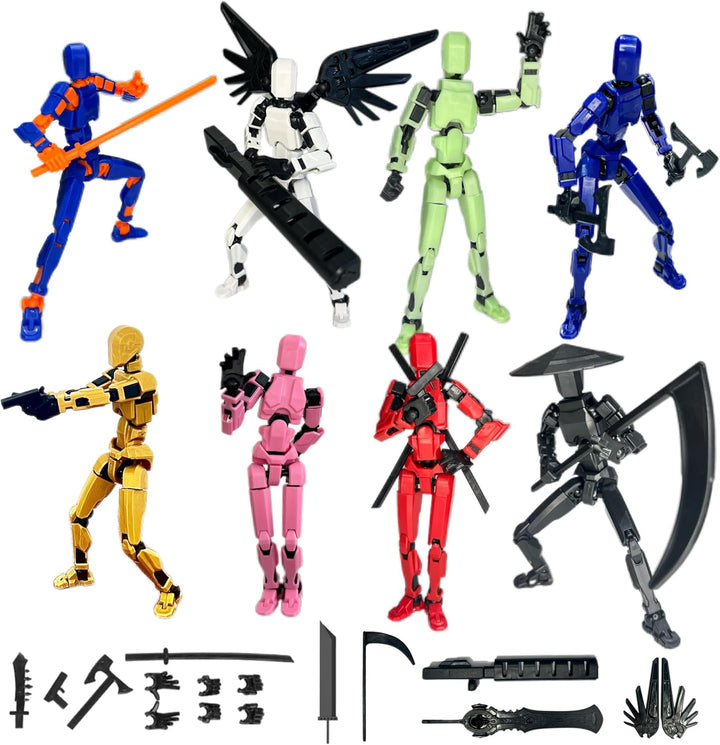 Juego de 8 figuras de acción Dummy13 (ensamblaje completado), figur...