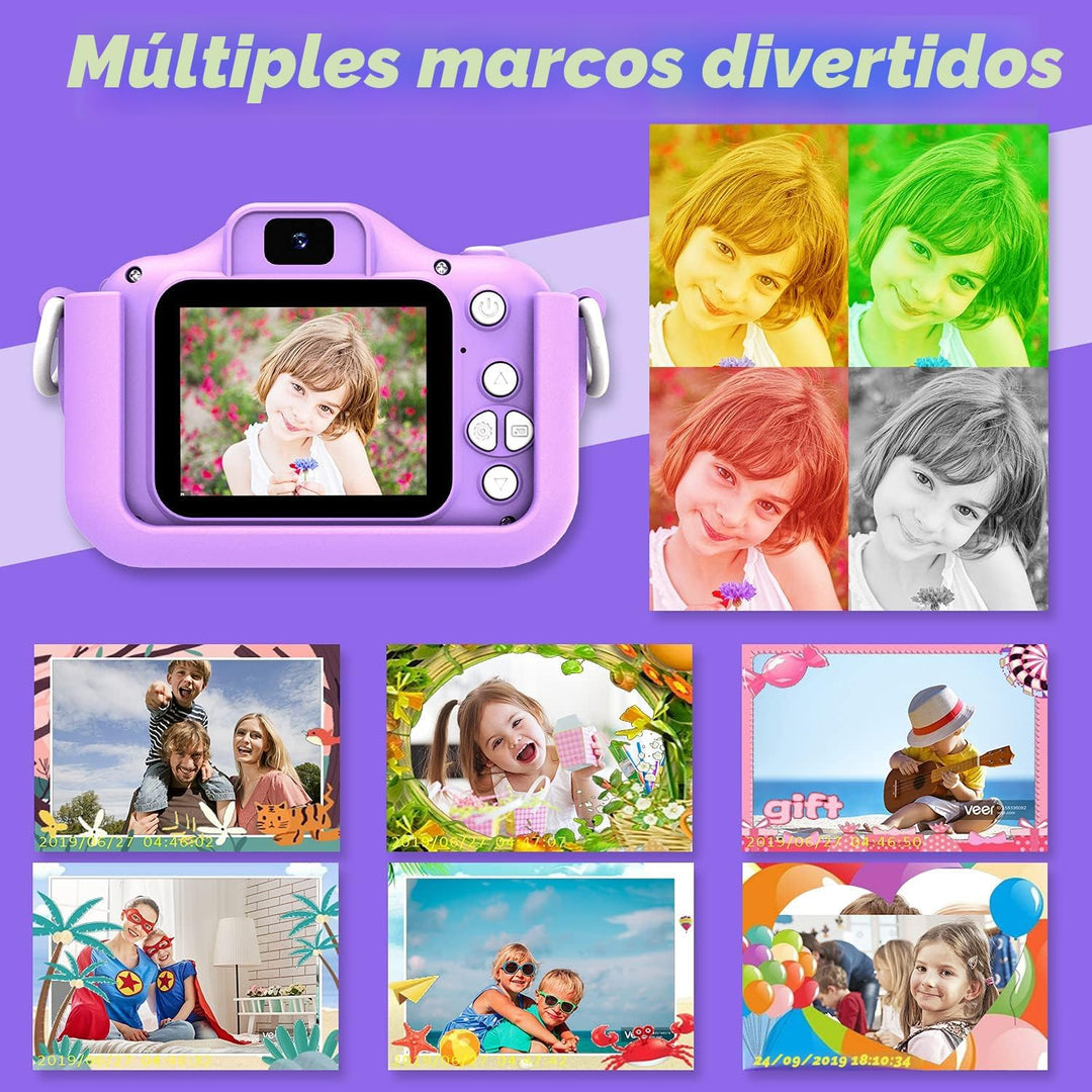 Goopow Juguetes de Cámara para Niños de 3-8 Años Niñas Niños, Video...