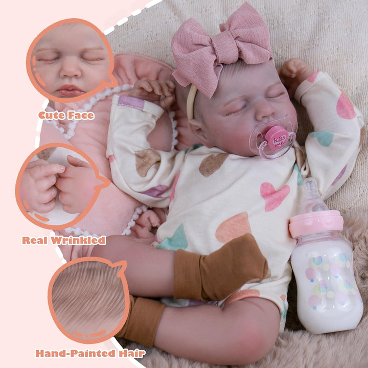 Milidool Muñecas de bebé realistas Reborn \u2013 Muñeca de bebé rec...