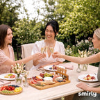 SMIRLY Juego de tablas de embutidos, tabla grande para quesos con