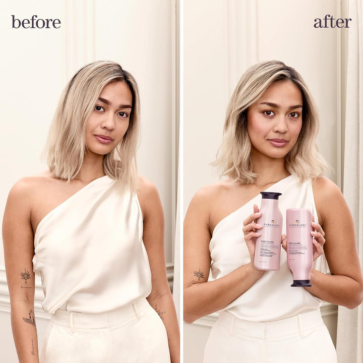Pureology Champú Pure Volume - Mejora el volumen y el movimiento, c...