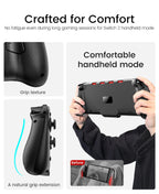 Spican Switch 2 Controller, Accesorios para Switch 2 – Control Pro Inalámbrico con Joystick de Efecto Hall sin deriva, 4 modos RGB, Batería de 10H+, Turbo y Macro, Diseño ergonómico de tamaño completo para Mayor comodidad en juegos de Nintendo Switch 2