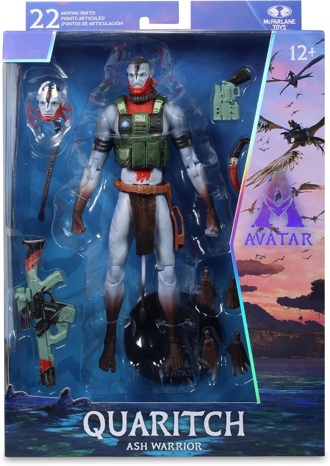 McFarlane Toys - Avatar Fuego y ceniza Quaritch Figura de