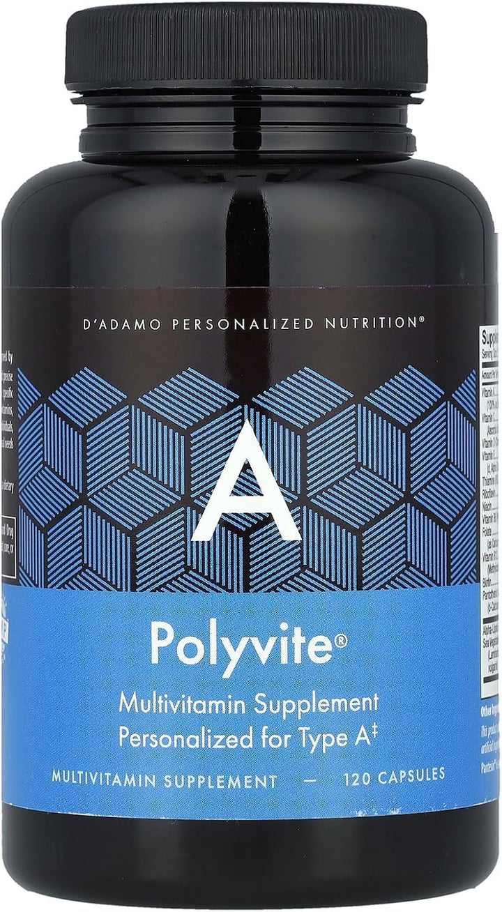 D'Adamo Nutrición Personalizada Polyvite A, 120 unidades