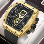 Relojes de hombre Reloj de cuarzo analógico cuadrado de lujo para