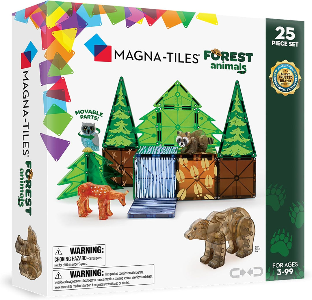 MAGNA-TILES Animales del bosque - Juego de construcción