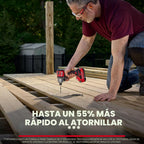 CRAFTSMAN V20 Atornillador de Impacto Inalámbrico Brushless, 1/4, Incluye 2 Baterías y Cargador (CMCF830D2)