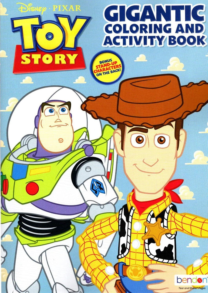 Pixar Disney Toy Story - Libro gigante para colorear y