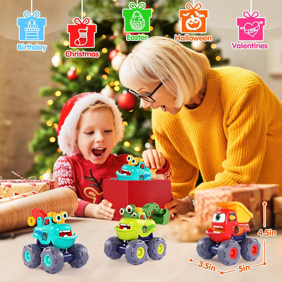 OCATO - Juguetes de Camiones Monstruo para Niños de 1, 2 y 3 Años,...