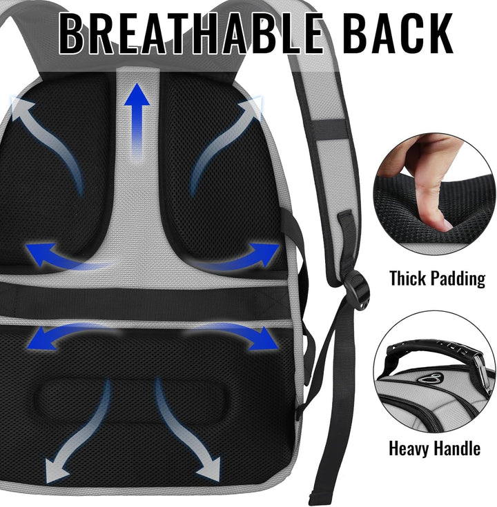 YOREPEK - Mochila de viaje, extra grande de 50L, mochilas para port...