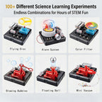 Kits de Construcción de Circuitos STEM para Aprender Ciencia para Niños de 8 a 12 años, Juego Educativo Eléctrico