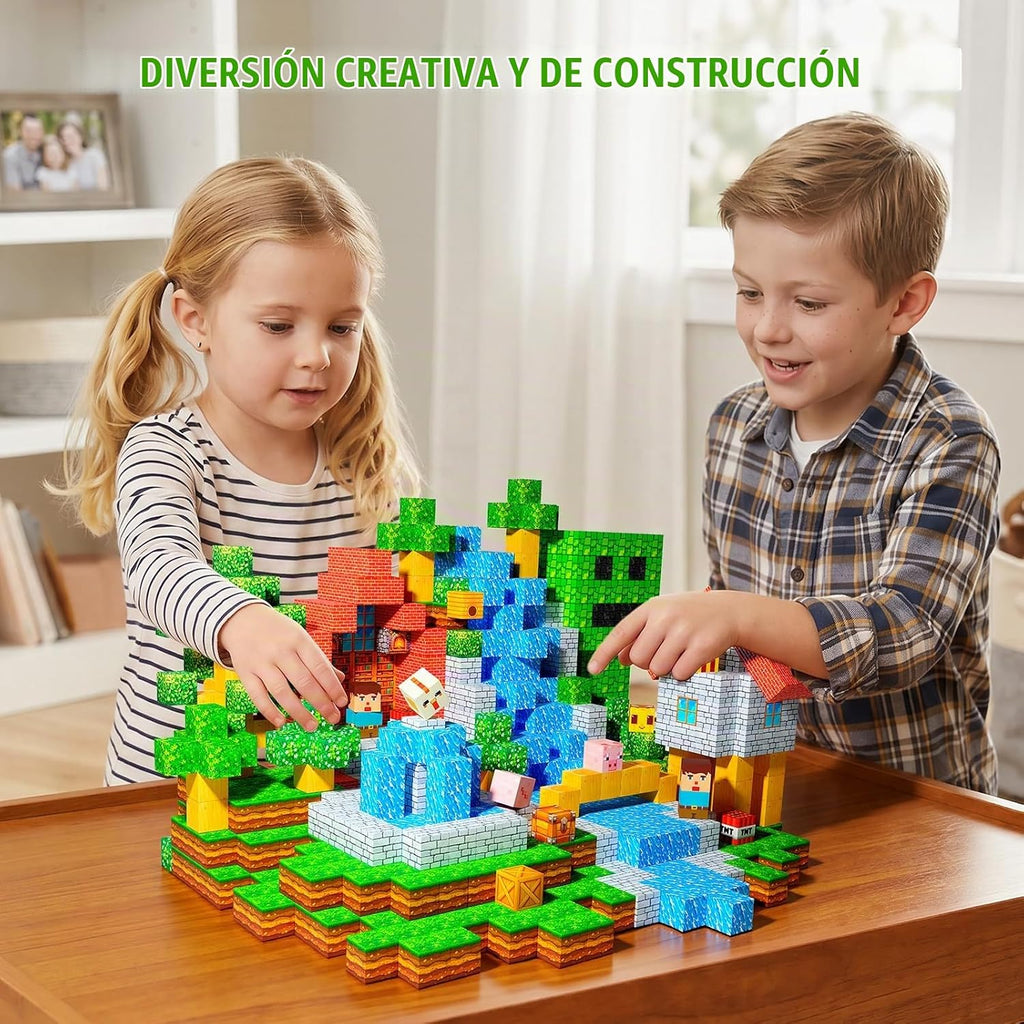 Bloques de construcción magnéticos STEM juguete para niños a partir