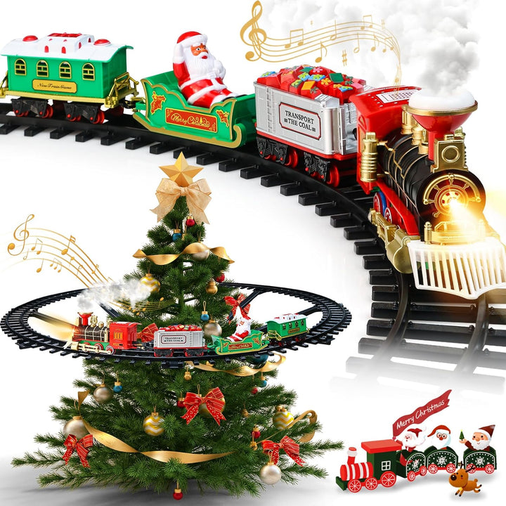 Juego de tren de Navidad Juguetes de tren colgante