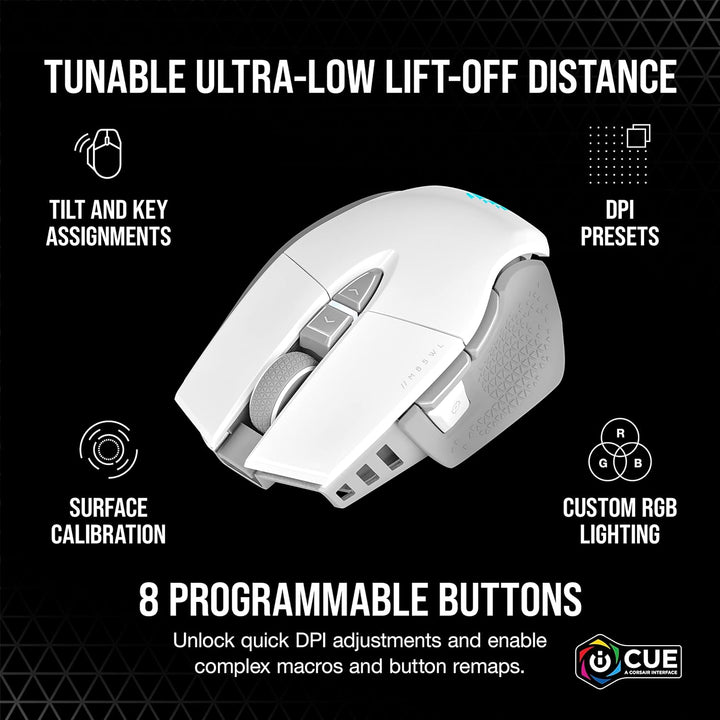 Corsair M65 RGB Ultra Wireless Tunable FPS Mouse inalámbrico para j...