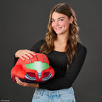 Club Mocchi- Mocchi- Metroid Prime Peluche - Casco de Samus - Peluche con Licencia Oficial con Detalles Auténticos - Mercancía de Videojuegos y Decoración de Sala de Videojuegos para Adolescentes