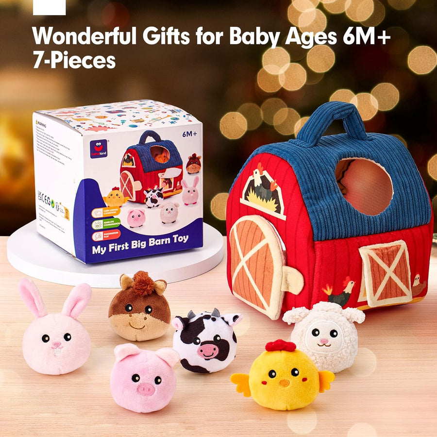 hahaland - Juguetes para bebés de 6-12 meses juego de