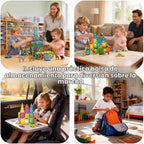 Azulejos magnéticos para niños, juego de juguetes de construcción