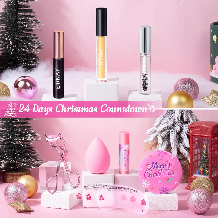 Calendario de Adviento de maquillaje 2025 para adolescentes, niñas,...