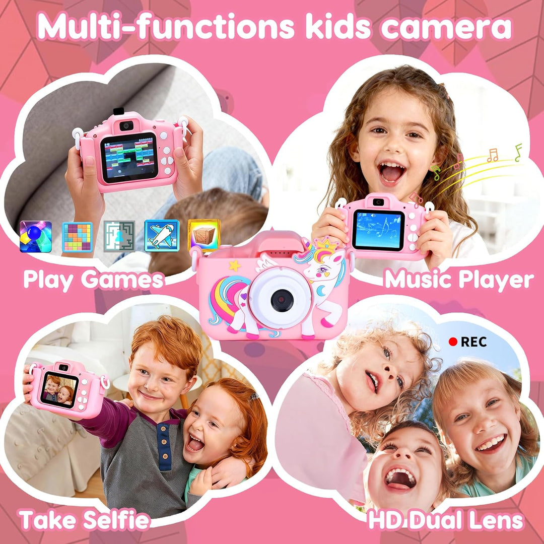 Juguetes de cámara para niños y niñas de 3 a 12 años, cámara para n...