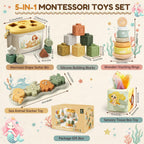 Juguetes para bebés de 6 a 12 meses, juguetes Montessori para niños