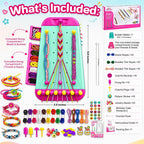 Wolfbird Kit de fabricación de pulseras de la amistad para niños de 8 a 12 años, para hacer pulseras y manualidades, regalo de cumpleaños