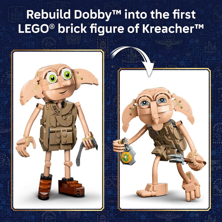 LEGO Harry Potter Dobby el Elfo Libre 76469 | Juguete de construcci...