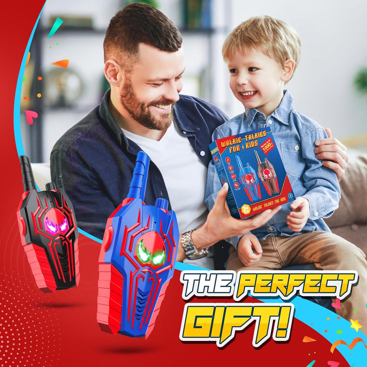 Walkie Talkies recargables para niños: juguetes de regalo para niño...