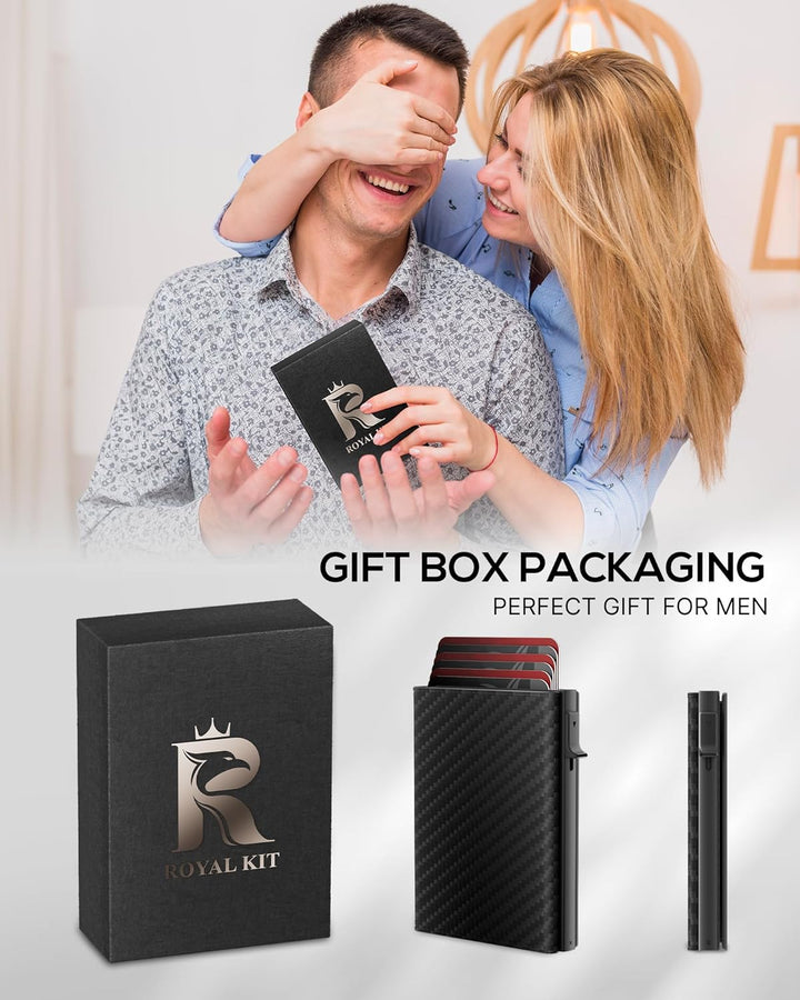 ROYAL KIT Tarjetero para hombre \u2013 Cartera inteligente para hom...